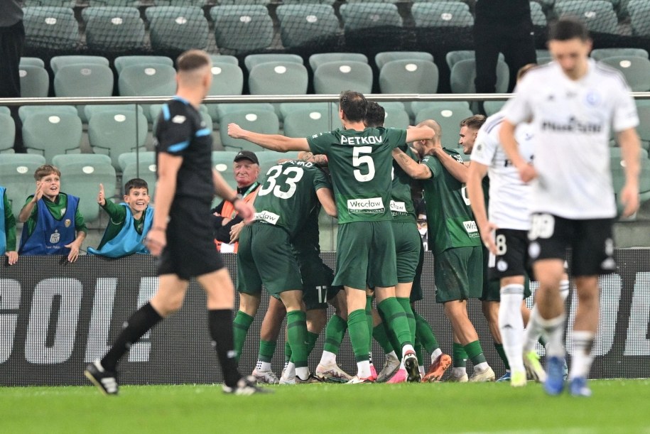 Śląsk Wrocław-Legia Warszawa / 	Maciej Kulczyński    /PAP