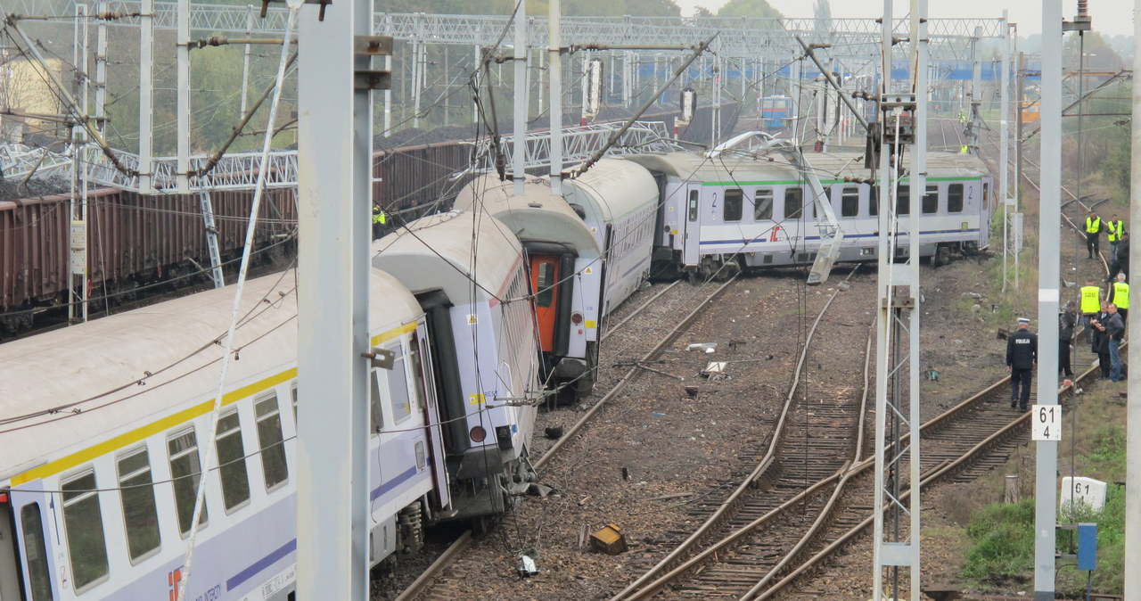 Śląsk: Wykoleił się pociąg EuroCity