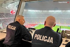 Śląska policja zabezpieczała mecz Polska-Szwecja