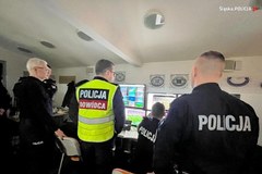 Śląska policja zabezpieczała mecz Polska-Szwecja