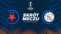 Slavia Praga - Ajax. Skrót meczu. WIDEO