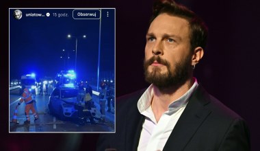 Sławek Uniatowski miał wypadek samochodowy. Jest nagranie i oświadczenie