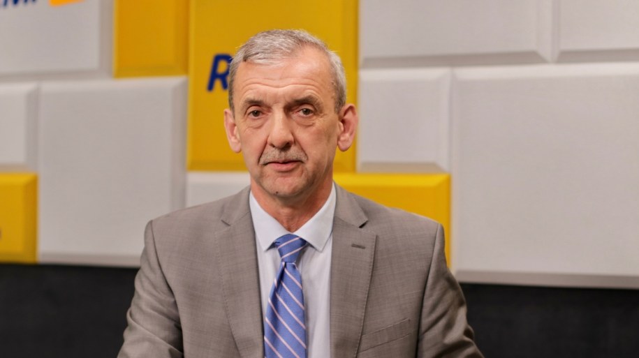 Sławomir Broniarz . Broniarz jest prezesem ZNP od 1998 roku /Karolina Bereza /RMF FM