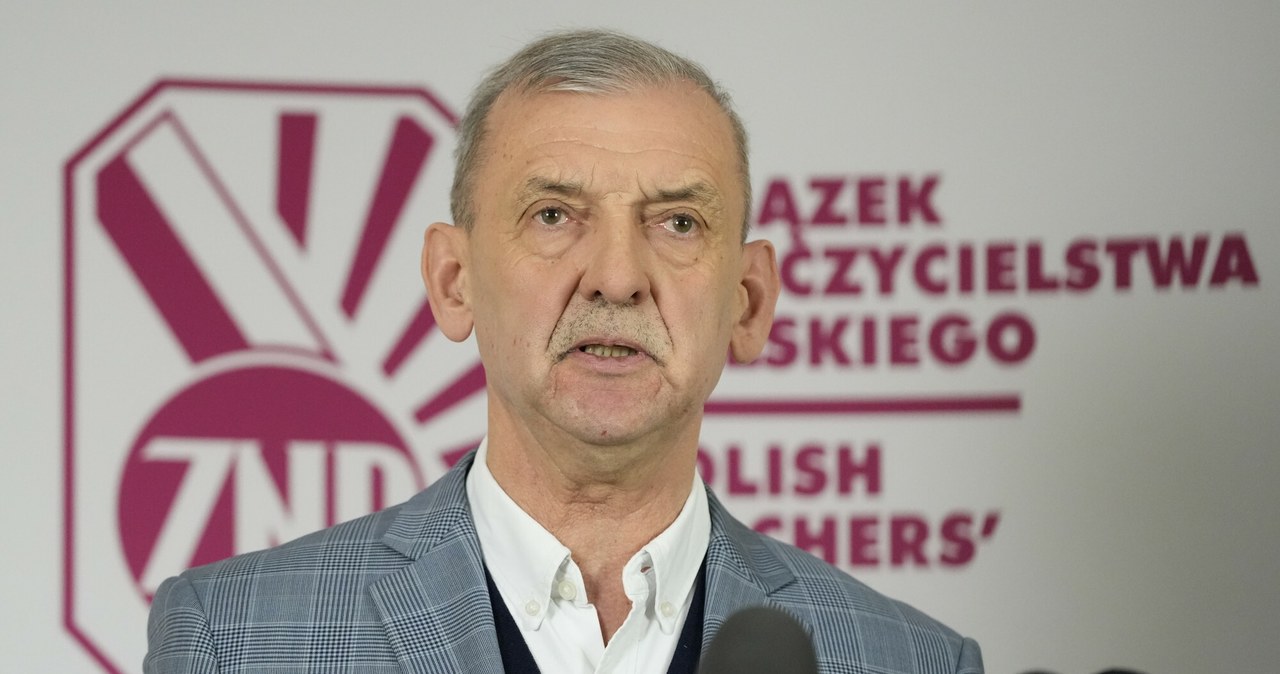 Sławomir Broniarz, prezes Związku Nauczycielstwa Polskiego /Marysia Zawada/REPORTER /Reporter