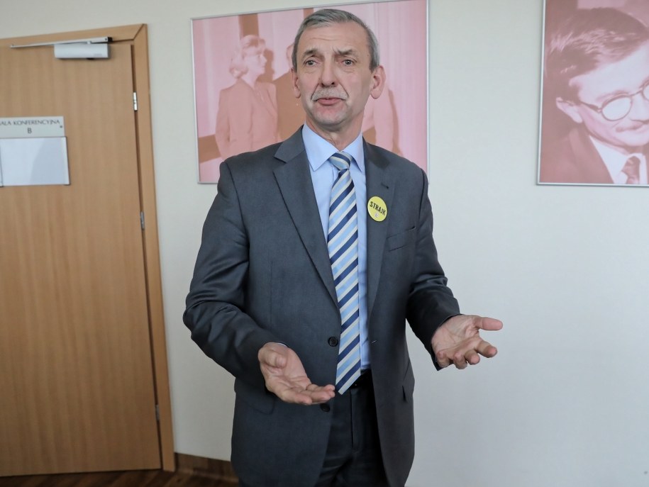 Sławomir Broniarz / 	Tomasz Gzell    /PAP