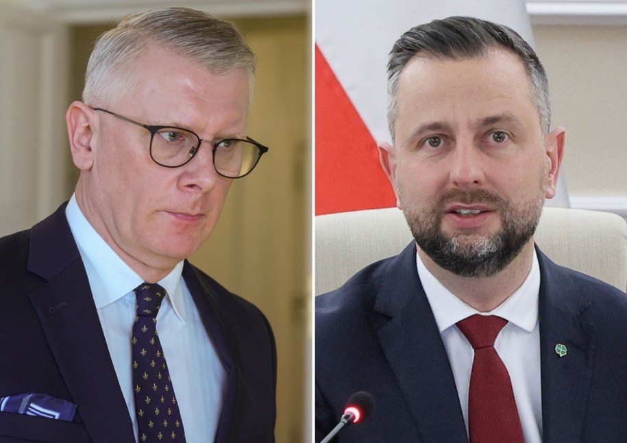 Sławomir Cenckiewicz, Władysław Kosiniak-Kamysz, fot. Paweł Supernak /Leszek Szymański /PAP