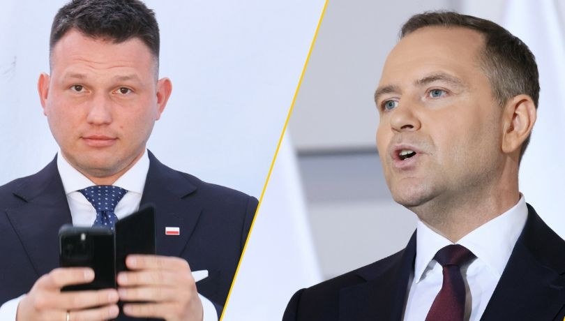 Sławomir Mentzen i Karol Nawrocki /Pawel Wodzynski/Wojciech Olkusnik /East News