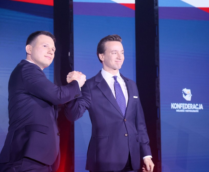 Sławomir Mentzen i Krzysztof Bosak /Wojciech Olkuśnik /East News