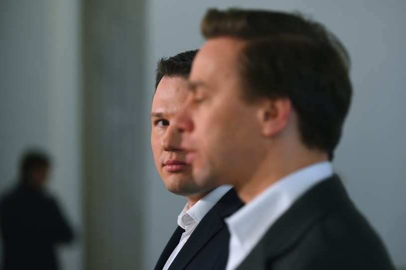 Sławomir Mentzen i Krzysztof Bosak /Adam Chełstowski /Agencja FORUM