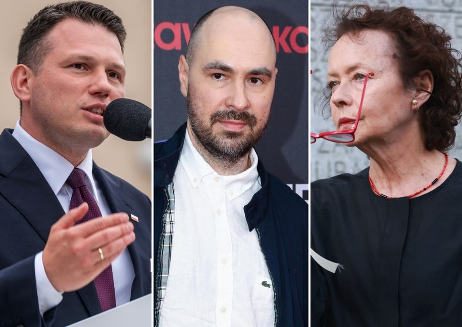 Sławomir Mentzen, Jakub Żulczyk, Joanna Szczepkowska, fot. PAP/Tomasz Gzell, Leszek Szymański /Shutterstock