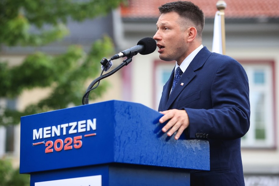 Sławomir Mentzen - kandydat Konfederacji na prezydenta /Jarek Praszkiewicz /PAP