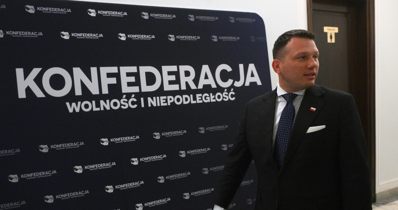 Sławomir Mentzen lider Konfederacji /Adam Chelstowski /Agencja FORUM