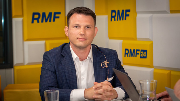 Sławomir Mentzen w studiu RMF FM /Michał Dukaczewski /RMF FM