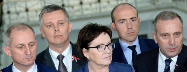 Sławomir Neumann, Tomasz Siemoniak, Ewa Kopacz, Borys Budka i Grzegorz Schetyna /PAP/Jacek Turczyk /PAP