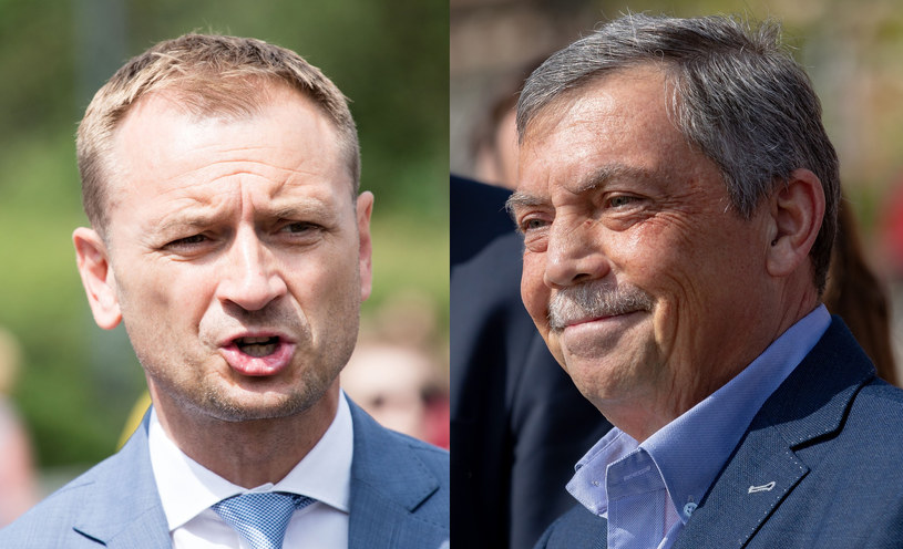 Sławomir Nitras (Koalicja Obywatelska) i Bartłomiej Sochański (PiS) / Robert Stachnik/Pawel Wisniewski/ /East News