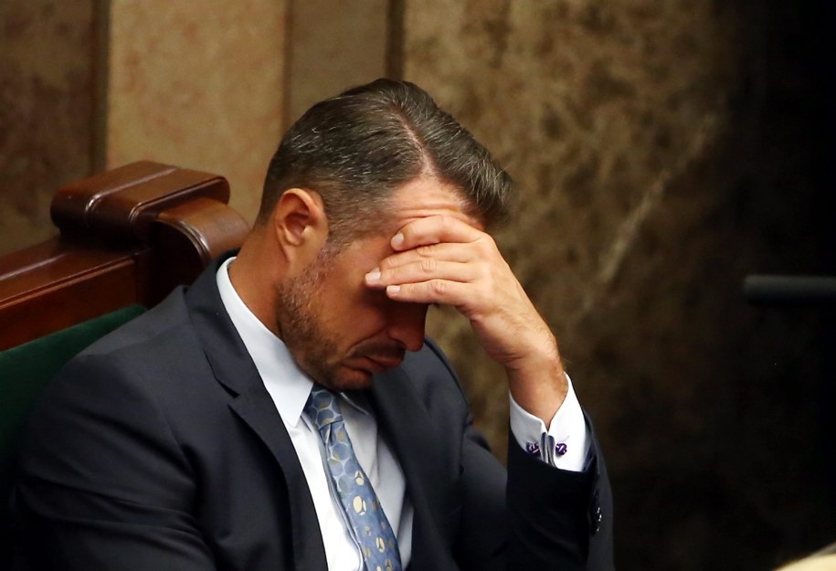 Sławomir Nowak, podczas posiedzenia Sejmu /Tomasz Gzell    /PAP