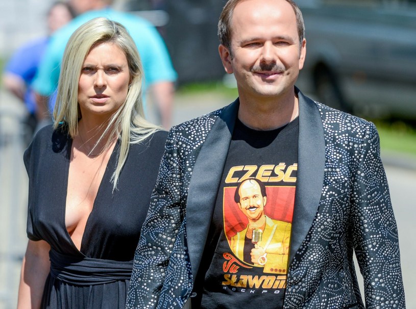Sławomir Zapała i jego żona Kajra. /Tadeusz Wypych/REPORTER /East News