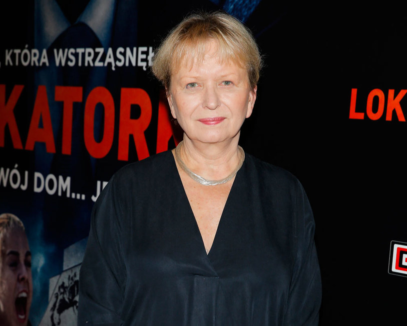 Sławomira Łozińska na premierze filmu "Lokatorka" /AKPA