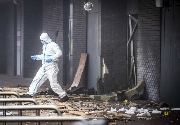 Śledztwo w sprawie wybuchów w polskich sklepach / 	REMKO DE WAAL    /PAP/EPA