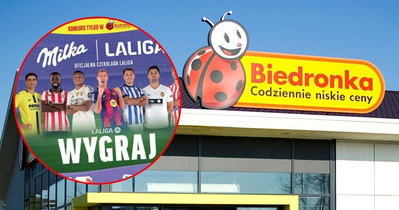 Słodki konkurs Milka i Biedronka! Wygraj bilety na LaLiga /Biedronka /INTERIA.PL