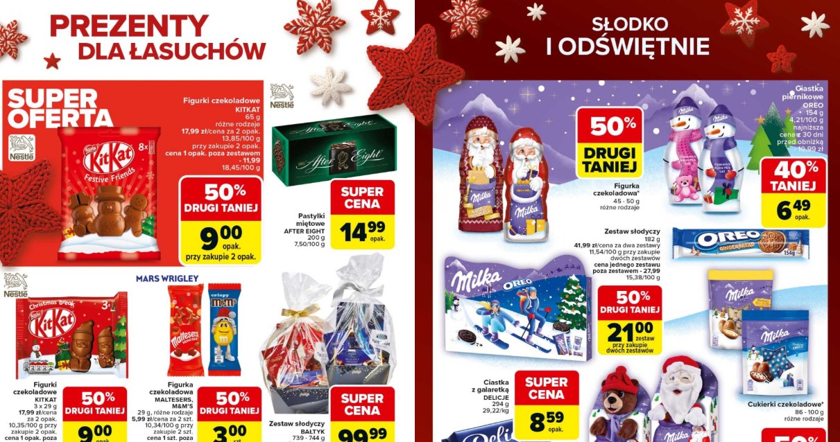 Słodkie hity z Carrefour na Mikołajki – rabaty aż do -50%! /Carrefour Polska /INTERIA.PL