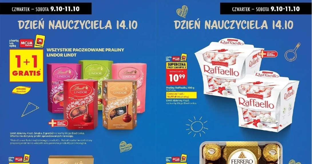 Słodkie okazje od 9 do 11 października /Biedronka /INTERIA.PL
