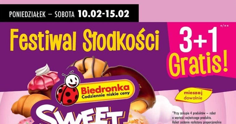 Słodkie szaleństwo w Biedronce przed Tłustym Czwartkiem! Sieć rozdaje pączki za darmo! /Biedronka