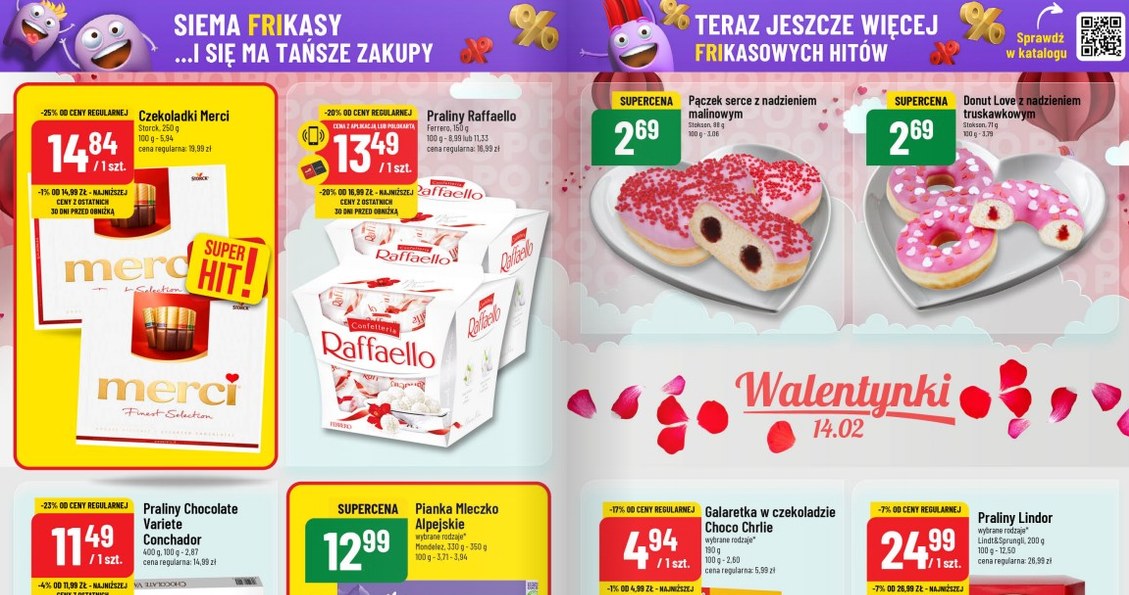 Słodkości na Walentynki w POLOmarket /POLOmarket /INTERIA.PL