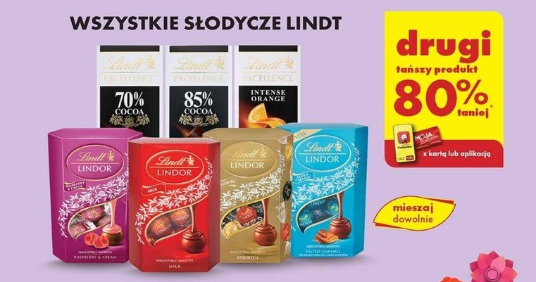 Słodycze Lindt 80% taniej w Biedronce! /Biedronka /INTERIA.PL