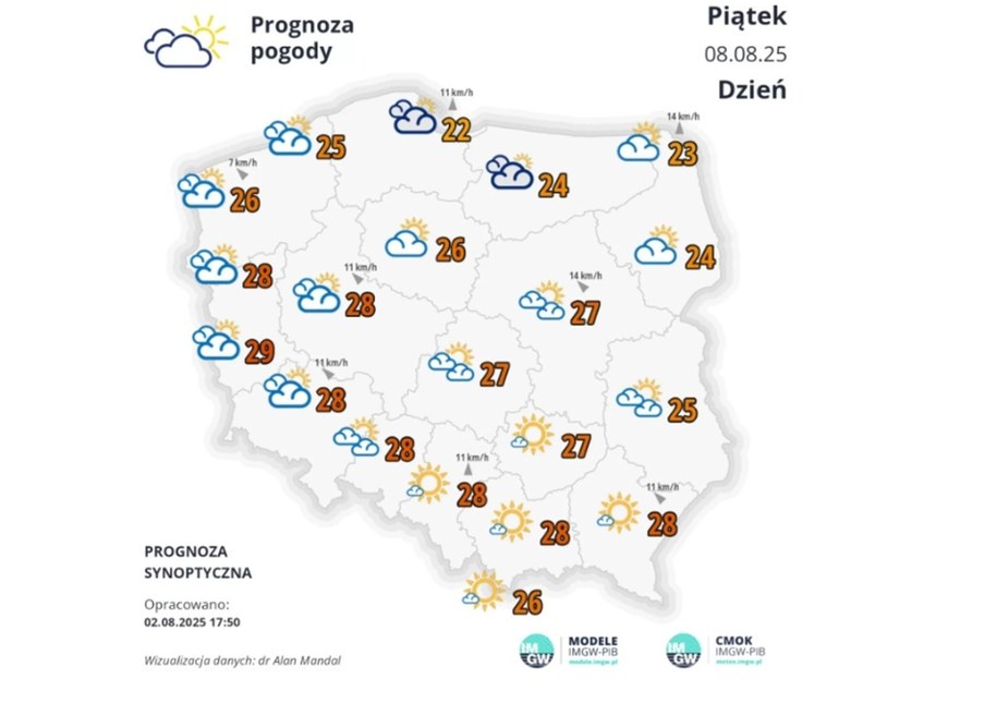 Słońce wróci w piątek, fot. IMGW /