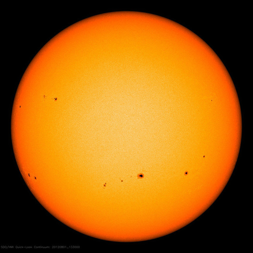 Słońce zbliża się do kolejnego minimum aktywności /NASA
