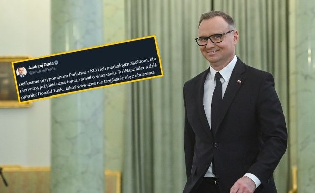 Słowa Dudy wywołały burzę. Prezydent: Wówczas nie trzęśliście się z oburzenia