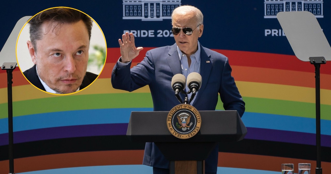 Słowa Joe Bidena o dzieciach LGBT zdenerwowały Elona Muska /East News