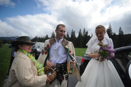 Ślub Anny Guzik i Wojciecha Tylki. /TVN