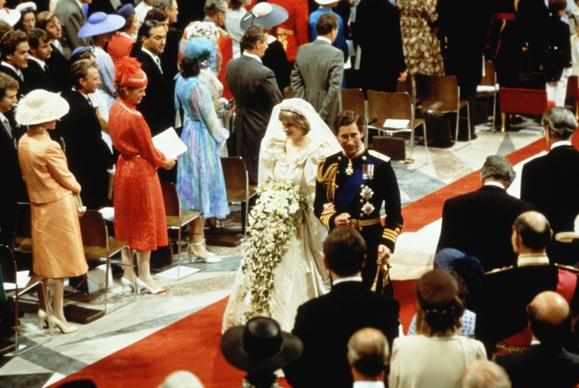 Ślub Diany Spencer i księcia Karola /Getty Images