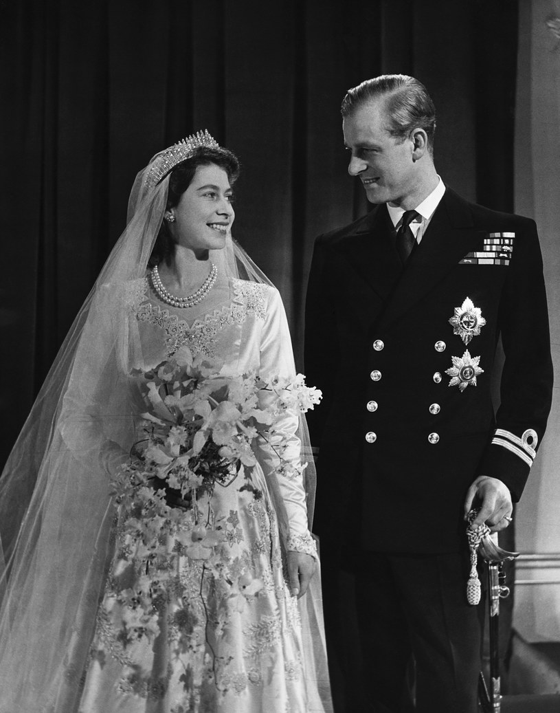 Ślub królowej Elżbiety II i księcia Filipa /Hulton Deutsch /Getty Images