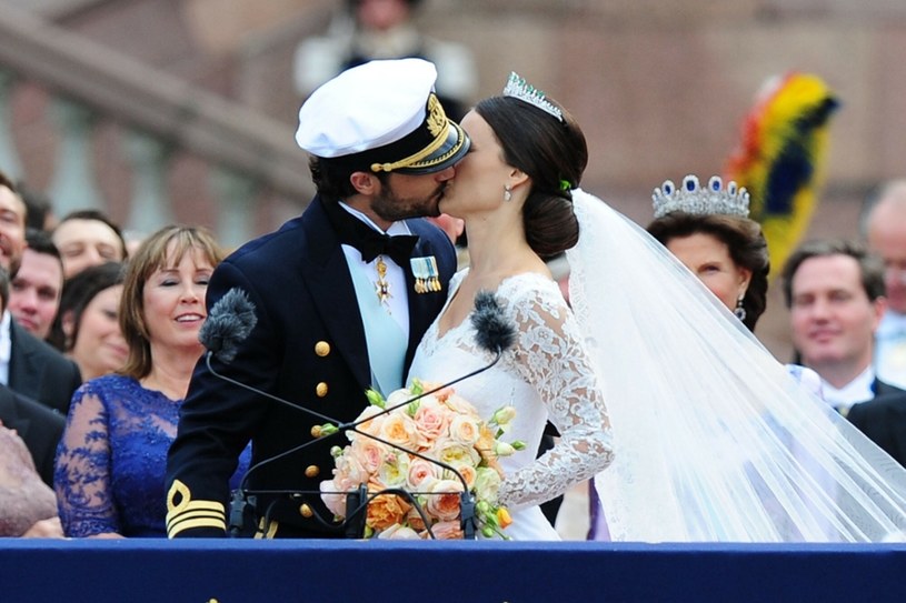 Ślub księcia Karola Filipa Bernadotte i księżnej Zofii Bernadotte w 2015 roku /face to face /Reporter