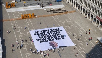 Ślub stulecia w cieniu protestów. Takiego wydarzenia nie było dotąd w Wenecji