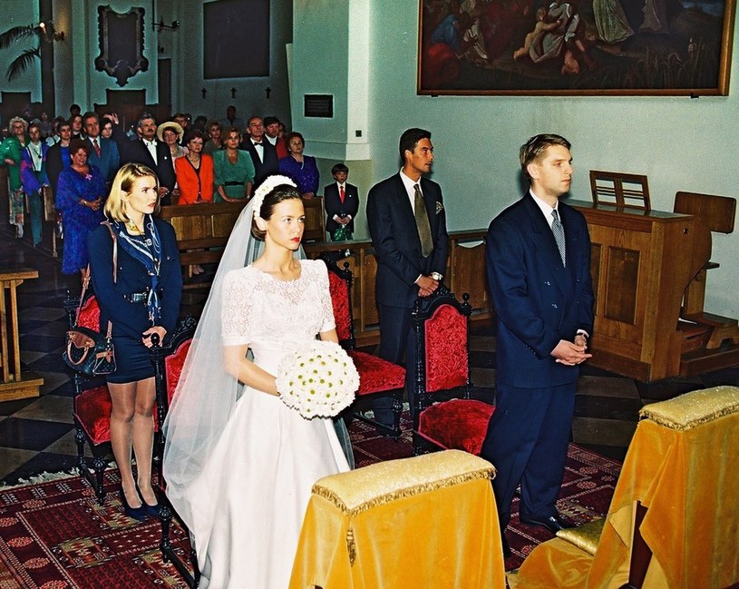 Ślub Tomasza Lisa i Kingi Rusin (Hanna była świadkową) /- /East News