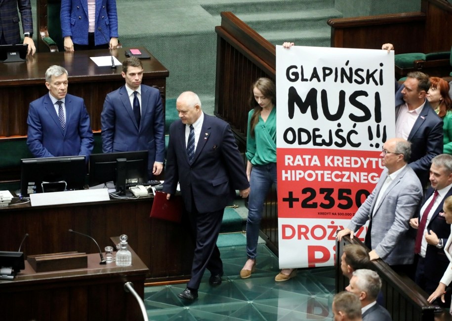 Ślubowanie Adama Glapińskiego wybranego na druga kadencje prezesa NBP w 2022 roku /	Wojciech Olkuśnik /East News