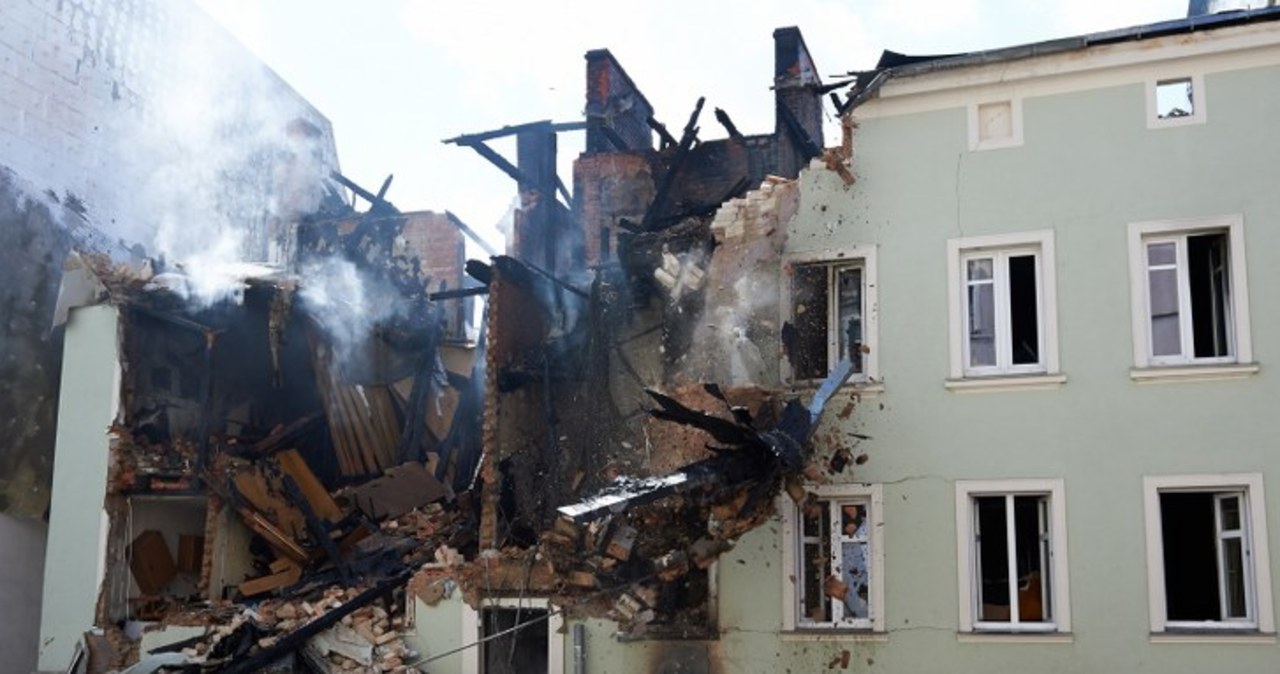 Słupsk: Ogrom zniszczeń po wybuchu gazu w kamienicy