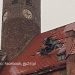 Słupsk: Wiatr zerwał iglicę XV-wiecznego kościoła