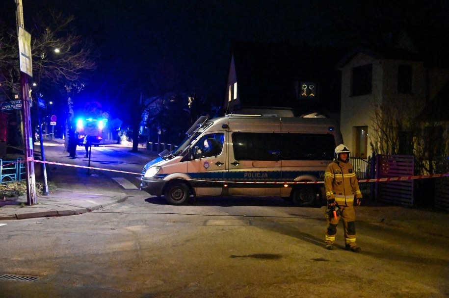 Służby na miejscu wypadku w Międzyzdrojach /Marcin Bielecki /PAP