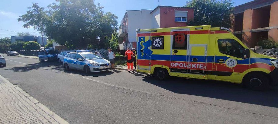 Służby na miejscu wypadku /Gorąca Linia /