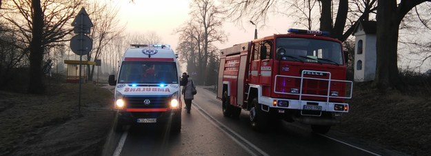 Służby na miejscu zdarzenia /Oświęcim 112 /Gorąca Linia RMF FM