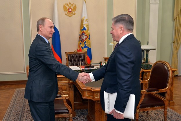 Służby prasowe Kremla opublikowały zdjęcia Putina i Lebiediewa ze spotkania /ALEXEI DRUGINYN / RIA NOVOSTI  /PAP/EPA