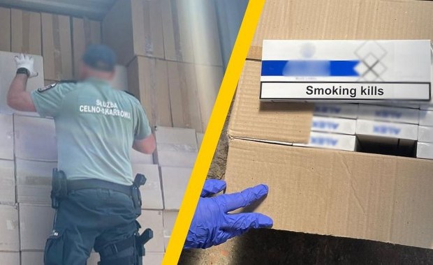 Służby udaremniły przemyt papierosów. Ich wartość to ponad 14 milionów złotych