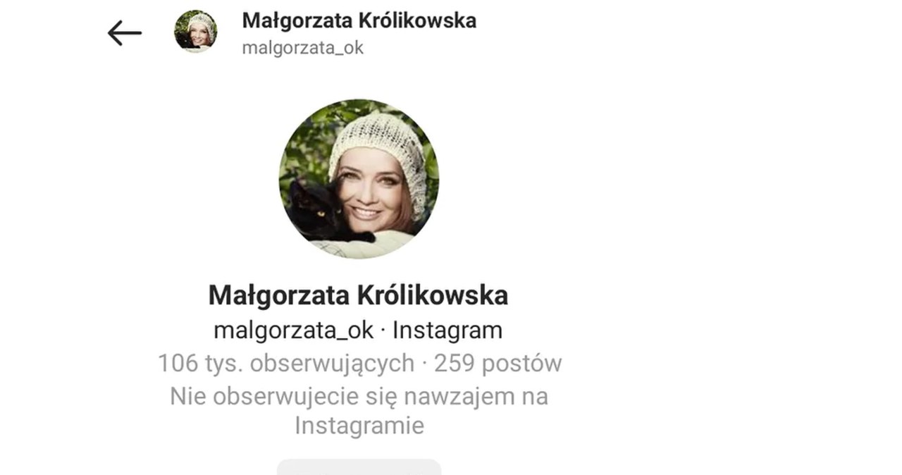 Słynna już wiadomość Królikowskiej do Pauliny /Instagram