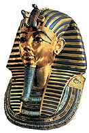 Słynna maska z grobowca Tutanchamona /Encyklopedia Internautica