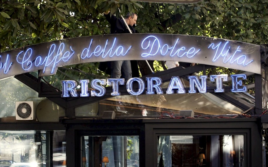 Słynna rzymska Cafe de Paris /DANILO SHIAVELLA    /PAP/EPA